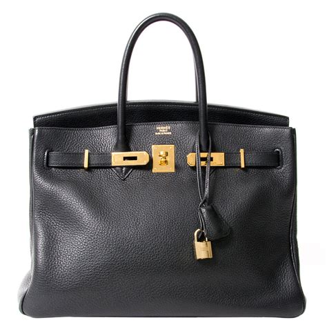 hermes bag birkin black|pre owned Hermes Birkin bags.